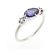 Autre Marque Anello ete Au750 Iolite Rubino Labradorite