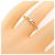 Autre Marque 4℃ K10 Pink Gold Diamantring - Ansicht 5