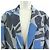 Chaqueta de lana Hermès Gris Negro Azul - vista 5