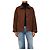 Prada Giacca-camicia in cotone gabardine old Cocoa - size UK 8
