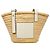 Loewe Bolso cesta mediano de hoja de palma natural