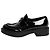 Prada Mocassini Chocolate in pelle spazzolata nera - size EU 39