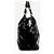 Anine Bing Borsa tote Kate in pelle nera lucida - vista 2