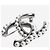 Chanel Spilla CC perle Gunmetal - vista 2