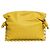 Loewe Clutch Flamenco in pelle nappa gialla