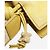 Loewe Clutch Flamenco in pelle nappa gialla - vista 10