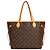 Louis Vuitton Neverfull MM Shopper aus braunem Monogram Canvas