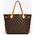 Louis Vuitton Neverfull MM Shopper aus braunem Monogram Canvas - Ansicht 3