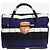 Prada Bolso tote de lona a rayas azules - vista 2