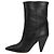 Isabel Marant Stivaletti in pelle nera con tacco a cono - size EU 39