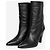 Isabel Marant Stivaletti in pelle nera con tacco a cono - size EU 39 - vista 2
