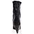 Isabel Marant Stivaletti in pelle nera con tacco a cono - size EU 39 - vista 4