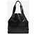 Miu Miu Sac cabas en cuir noir - vue 3