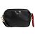 Fendi Mini borsa a tracolla Camera Case in pelle goffrata FF nera e marrone