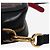Fendi Mini borsa a tracolla Camera Case in pelle goffrata FF nera e marrone - vista 5
