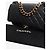 Chanel Borsa a patta East West Chocolate Bar in lambskin nero - vista 10
