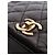 Chanel Bolsa Pondicherry com aba em couro de bezerro envelhecido matelassê marrom 2012 - vista 8