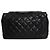 Chanel Borsa a tracolla single flap in pelle matelassé nera 2006 - vista 3