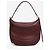 Vanessa Bruno Borsa a tracolla Daily in pelle bordeaux - vista 3