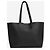 Autre Marque Shopping E/W Tote Bag aus grauem Leder - Ansicht 3