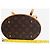 Louis Vuitton Bolso Petit Bucket de lona Monogram marrón - vista 5