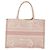 Christian Dior Book Tote Bag Canvas Pink - vista 3