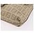 FENDI Zucchino Canvas Shoulder Bag Beige Silver 8BT075 - vista 14