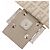 FENDI Zucchino Canvas Shoulder Bag Beige Silver 8BT075 - vista 19