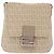 FENDI Zucchino Canvas Shoulder Bag Beige Silver 8BT075 - vista 2