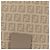 FENDI Zucchino Canvas Shoulder Bag Beige Silver 8BT075 - vista 3
