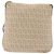 FENDI Zucchino Canvas Shoulder Bag Beige Silver 8BT075 - vista 4