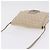 FENDI Zucchino Canvas Shoulder Bag Beige Silver 8BT075 - vista 7