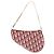 Christian Dior Trotter Canvas Saddle Accessory Pouch PVC Red Silver - view 3