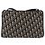 Christian Dior Trotter Canvas Shoulder Bag Navy Gold - vista 4