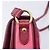 Miu Miu Madras Shoulder Bag Leather Pink Gold - vista 17