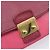 Miu Miu Madras Shoulder Bag Leather Pink Gold - vista 18