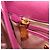 Miu Miu Madras Shoulder Bag Leather Pink Gold - vista 26