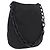 PRADA Schultertasche mit Kunststoffkette Nylon Schwarz Silber