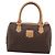 Céline CELINE Macadam Canvas Boston Bag PVC Leather 2way Brown Gold - vista 2
