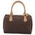Céline CELINE Macadam Canvas Boston Bag PVC Leather 2way Brown Gold - vista 3