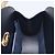 Cartier Sapphire Line Chain Shoulder Bag Leather Navy Gold - vista 19