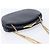 Cartier Sapphire Line Chain Shoulder Bag Leather Navy Gold - vista 6