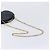 Cartier Sapphire Line Chain Shoulder Bag Leather Navy Gold - vista 7
