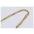 Cartier Sapphire Line Chain Shoulder Bag Leather Navy Gold - vista 9