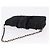 CHANEL Chain Shoulder Bag Satin Black Gold CC - vista 6