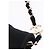 CHANEL Chain Shoulder Bag Satin Black Gold CC - vista 9