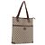 GUCCI GG Supreme Web Sherry Line Tote Bag PVC Beige Gold