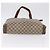 GUCCI GG Supreme Web Sherry Line Tote Bag PVC Beige Gold - vista 10