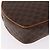 Céline CELINE Macadam Canvas Circle Shoulder Bag PVC Leather Brown Gold - vista 13