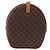 Céline CELINE Macadam Canvas Circle Shoulder Bag PVC Leather Brown Gold - vista 3
